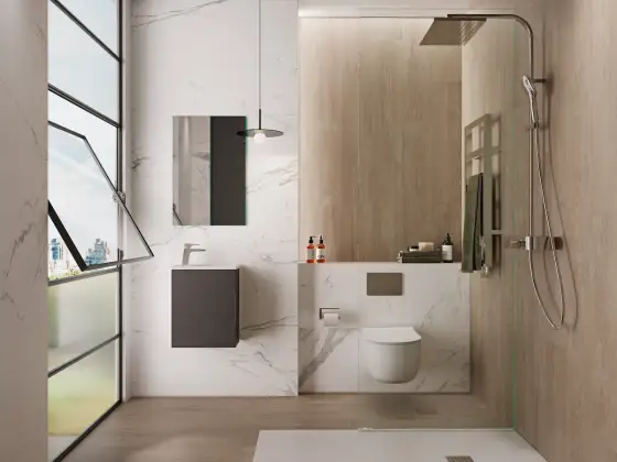 Baños pequeños con ducha - ideas para ganar espacio y comodidad